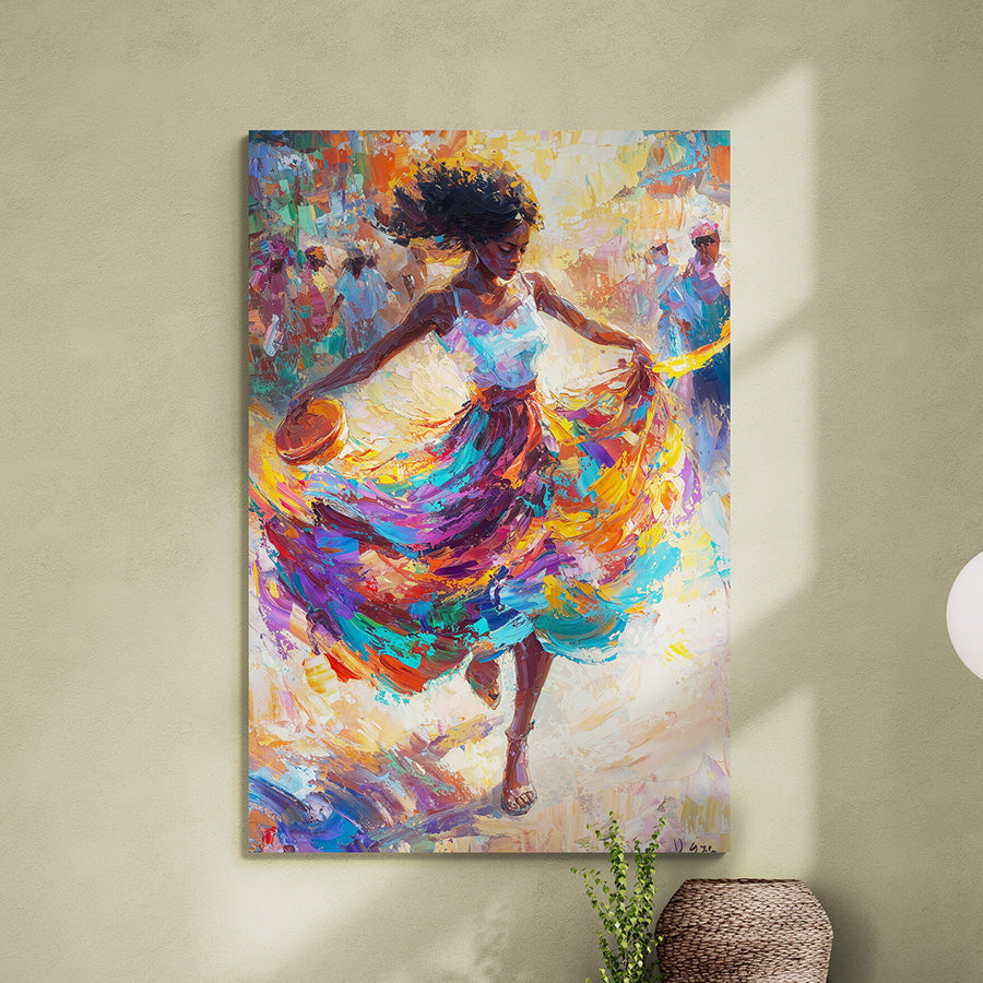 The Color Dance Stretched Canvas main image 0