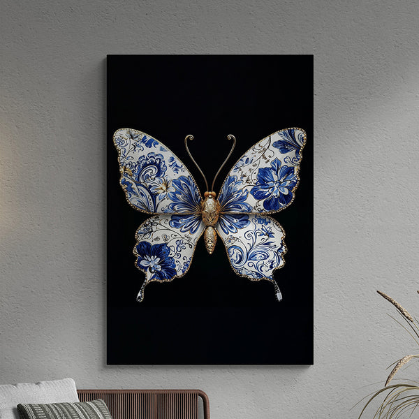 Delft Porcelain Butterfly